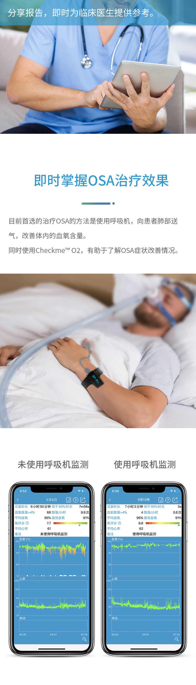 睡眠血氧记录分析仪