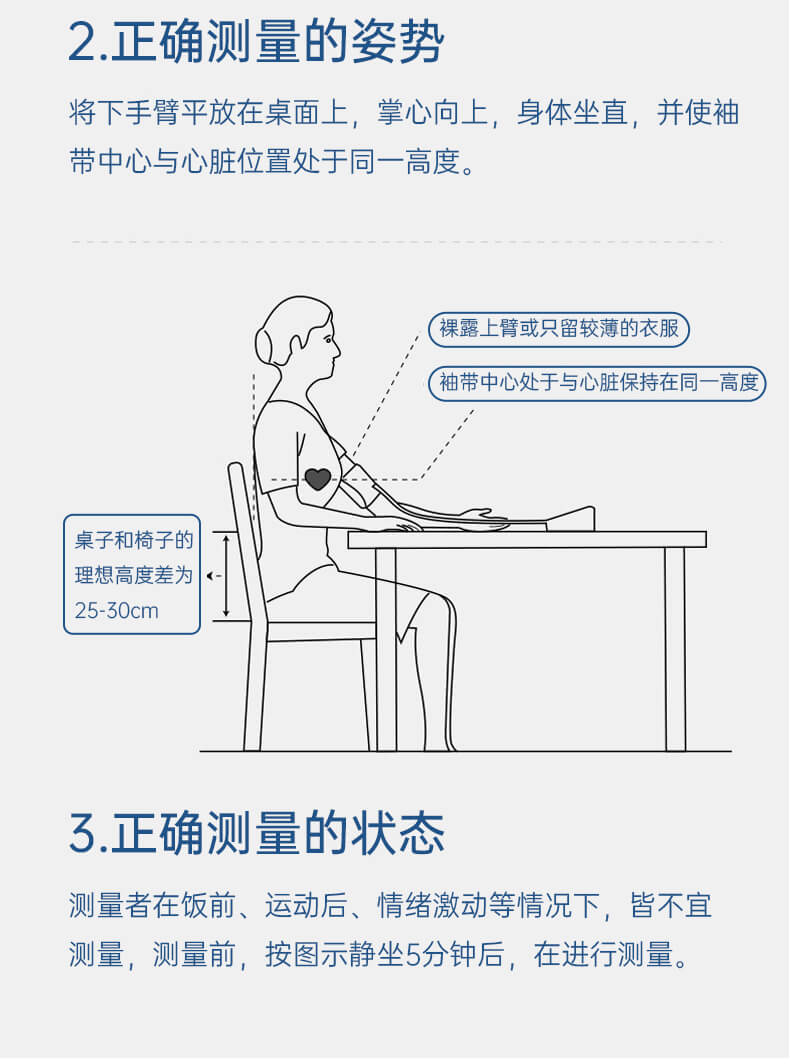 蓝牙血压计测量方式